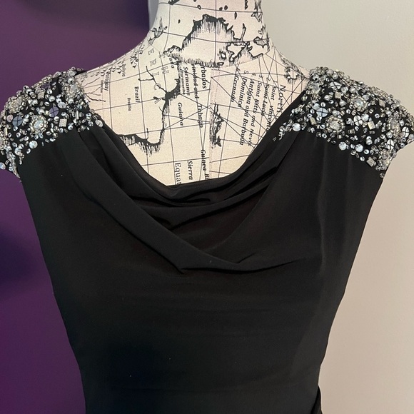 7 for $30 Alex Evenings Dress with Beaded Shoulders - Picture 3 of 10